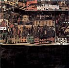Egon Schiele Wall Art - The Town Cesk Krumlov